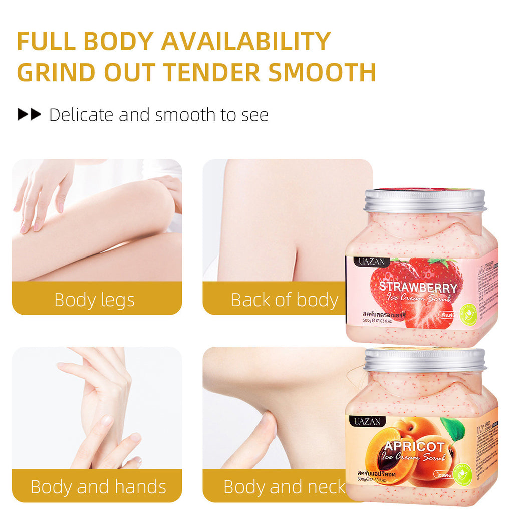 Ice Cream Body Scrub Cream Deep Cleansing Exfoliating Chicken Skin