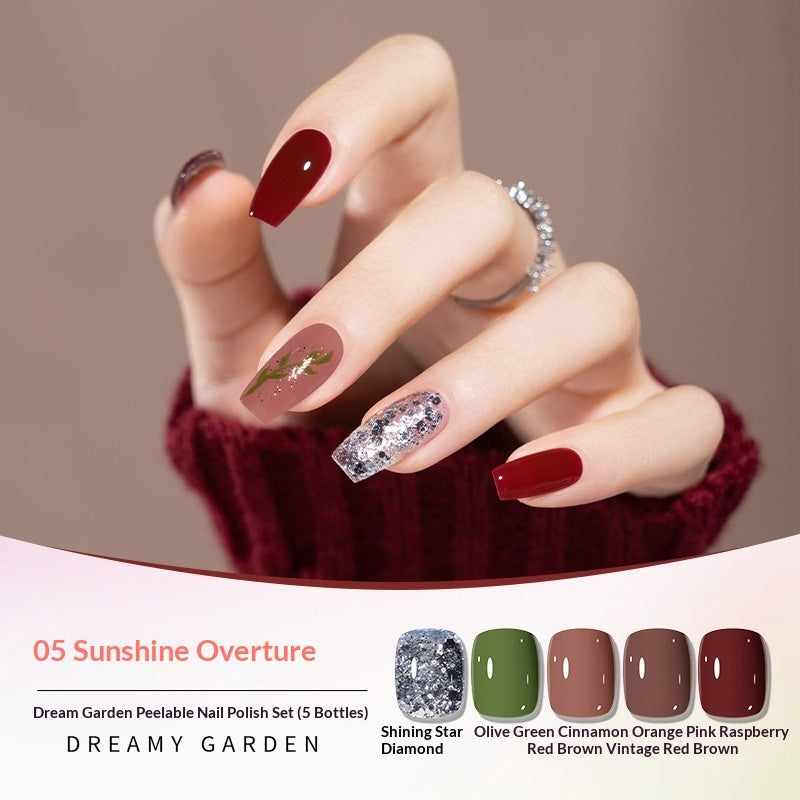 Dream Garden Water-Based Nail Polish SetNo Baking Required