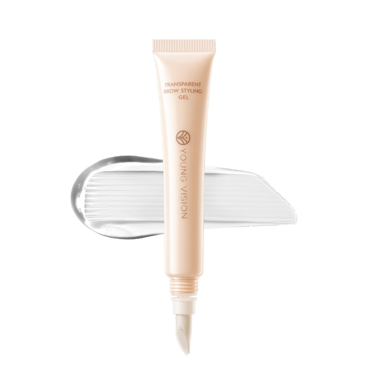 Transparent Eyebrow Gel Gel Slender Hose Portable Silicone Bruch Head