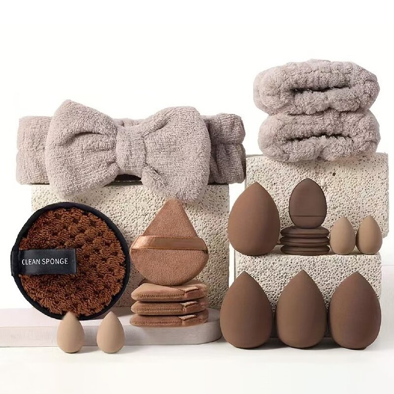 40pcs  Beauty Tools Major Combination Suit Face Wash Makeup Full Set
