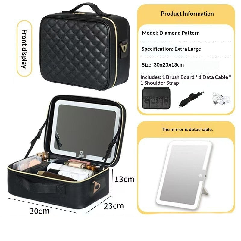 High-capacity Premium Travel And On-the-go Makeup Bag