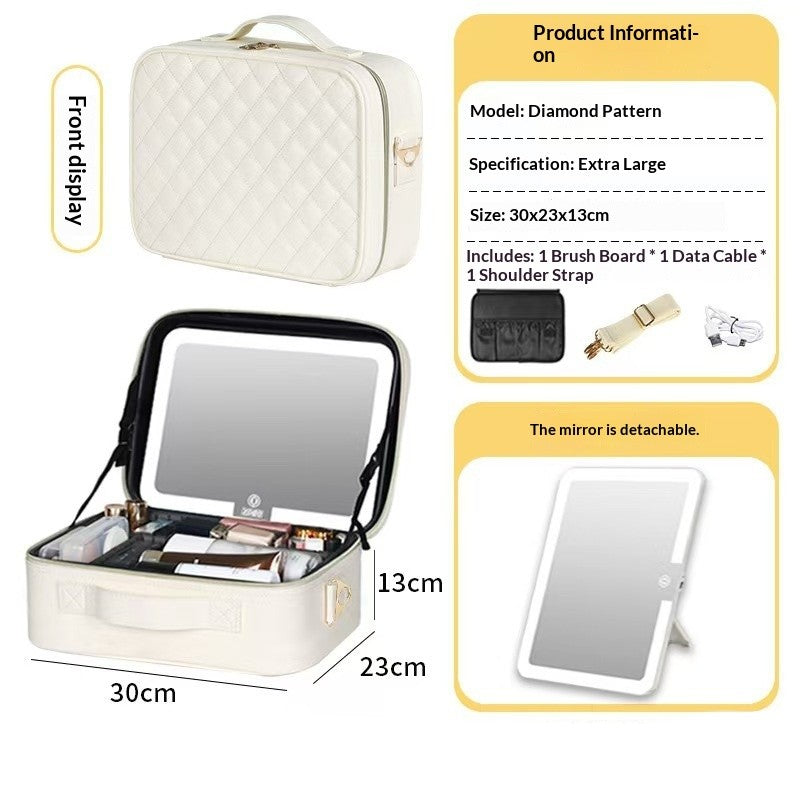 High-capacity Premium Travel And On-the-go Makeup Bag