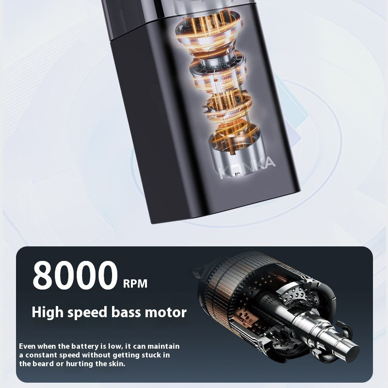 Mecha Shaver Men's Portable Mini Electric Shaver