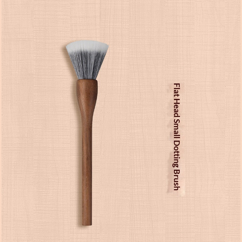 H Set Brush Vintage Soft Black Walnut Makeup Brush
