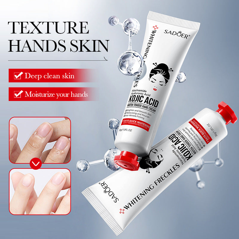 Kojic Acid Beautiful White Skin Rejuvenation Hand Cream Beautiful Autumn And Winter Moisturizing