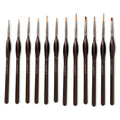 Painting Triangle Pole Double Color Nylon Hair Hook Line Pen Watercolor Brush Professional Art Supplies