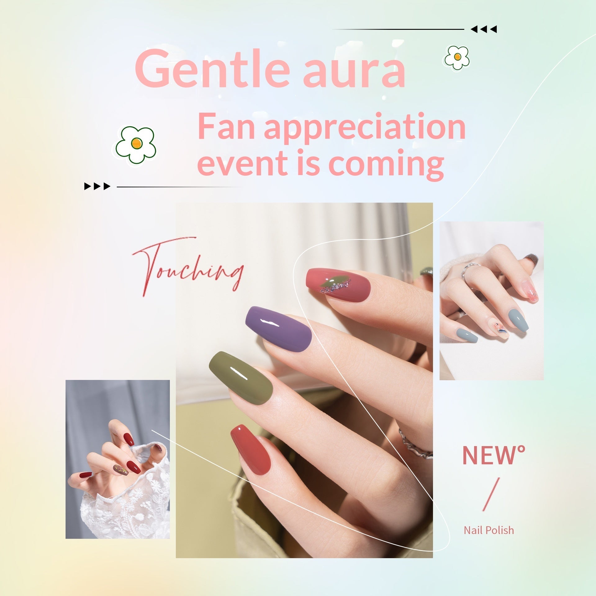 Dream Garden Water-Based Nail Polish SetNo Baking Required